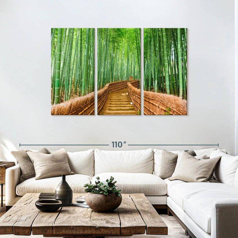 Forêt de bambous Alvord Kyoto, H 48 po x l 74 po
