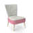 Ombre White Polyester Blend selected