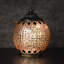 Pink LED Lantern Glass Moroccan Style Homeware