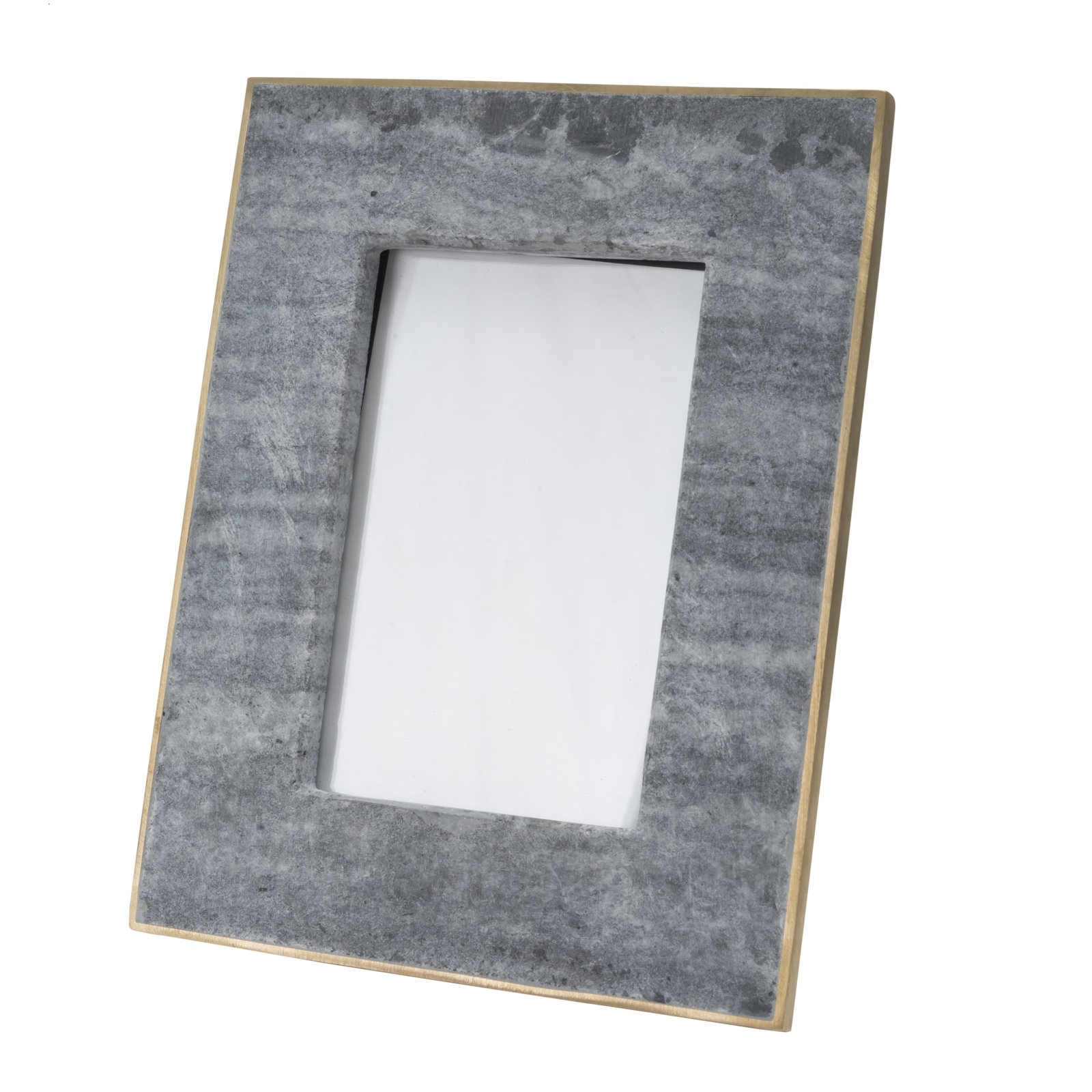 Barnesville Black Marble Picture Frame Med, 4" x 6"