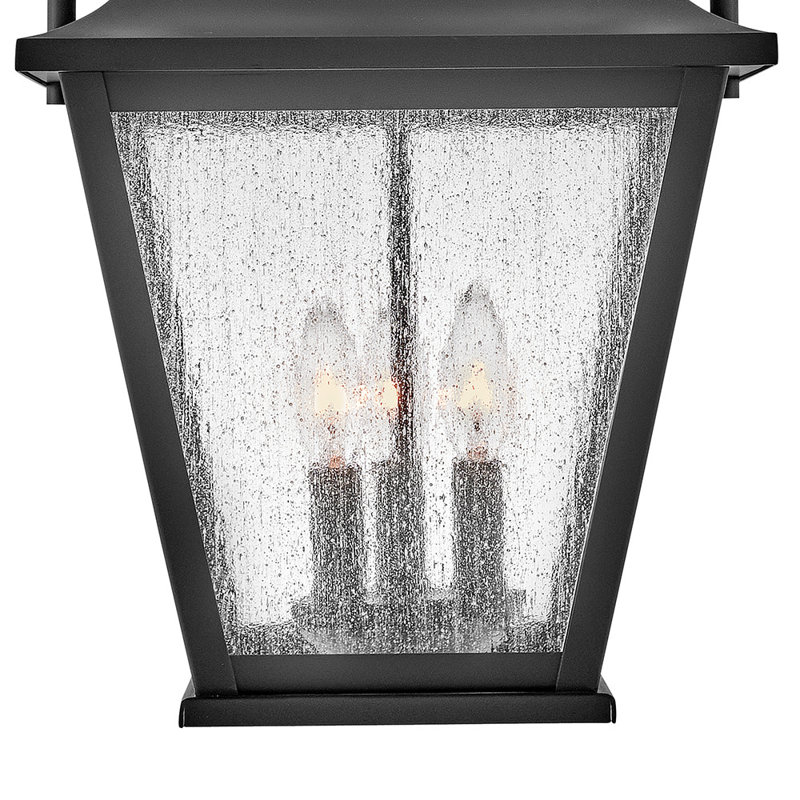 Lanterne suspendue d'extérieur noire H 19,75 po Marzi Marsa