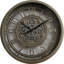 Souliere Modern Decorative Wall Clock | Visible Moving Gears Industrial Statement Timepiece for Living Room or Office