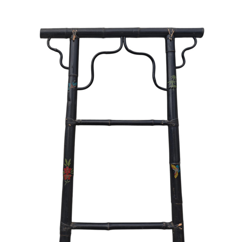 Vintage Hand-Painted Bamboo Ladders