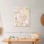 Ombre abstraite, visages de foules sur toile-90920037