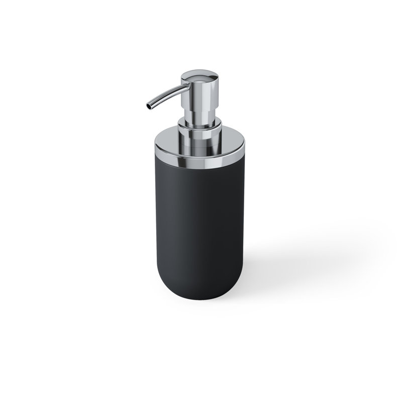 Distributeur de savon Junip, Chrome / Noir