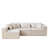 Boneless Upholstered Modular L Shaped Sectional Sofa-596779304