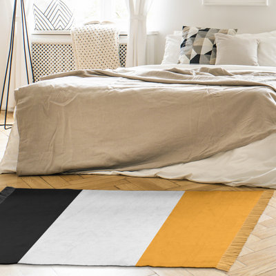 Chenille Striped Indoor Rug