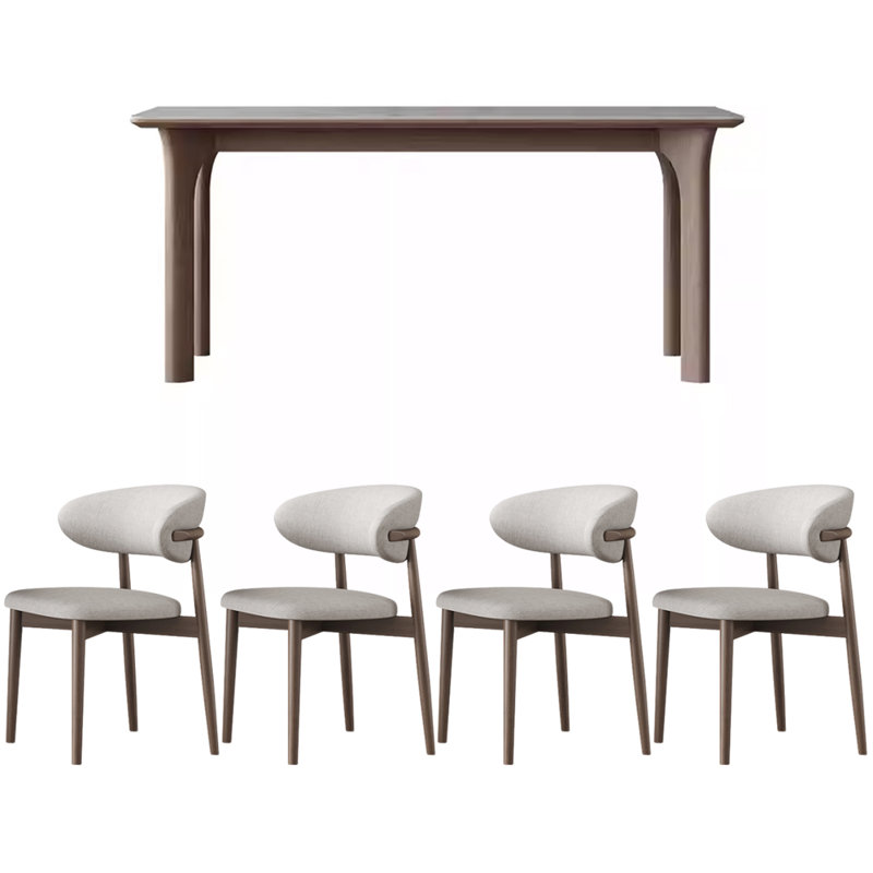 Ensemble de table de salle à manger Modern, 29.52"H x 62.99"L x 31.49"W