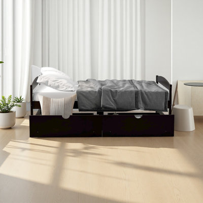 Platform Bed, With Two Drawers