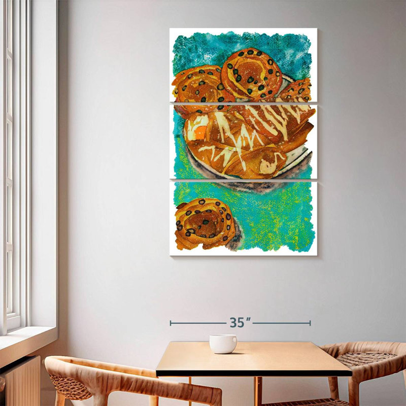 Senne Breakfast Pastries, 65" H x 42" W