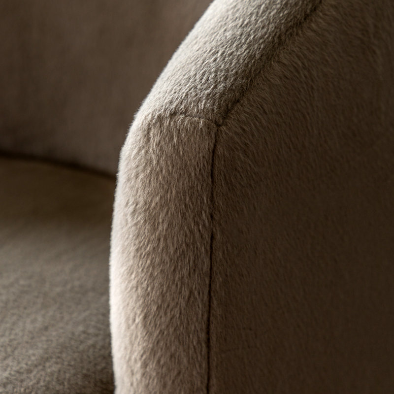 Upholstered Armchair, Brown