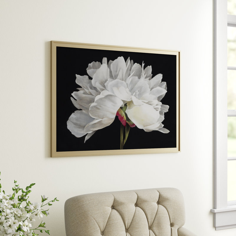 Éclairage du matin - Reproduction de photo sur toile, H 30,5 po x l 42,5 po x P 1,5 po, Doré