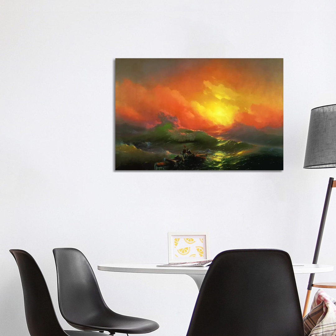 The Ninth Wave by Ivan Aivazovsky - Wrapped Canvas Print