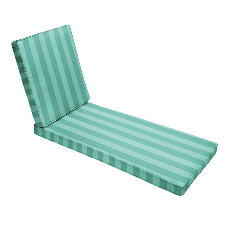 Outdoor 3'' Chaise Lounge Seat Cushion, 3" H x 79" W x 25" D