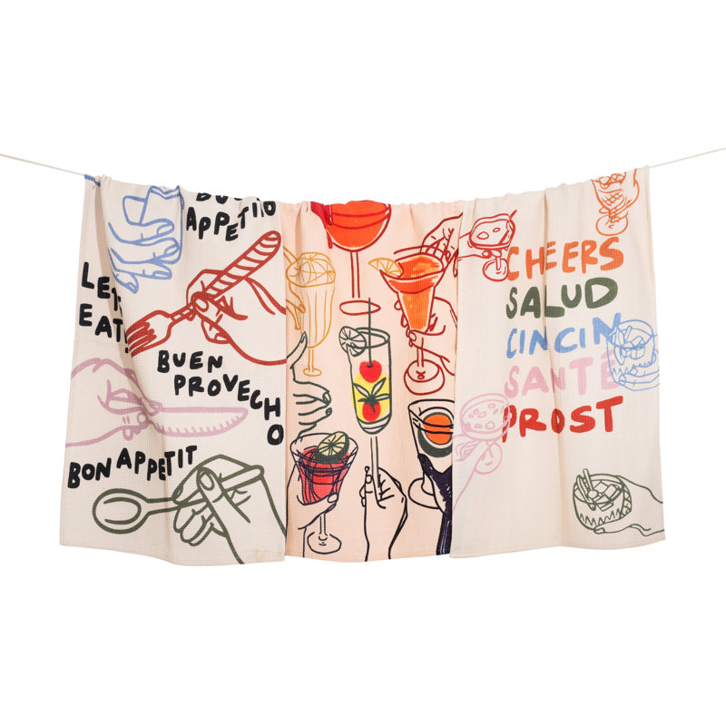 Cheers & Cocktails Kitchen Towel Set