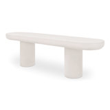 Ansel Stone Garden Bench
