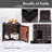 Analicia 2 - Person Patio Conversation Set with Cushions-1000761556