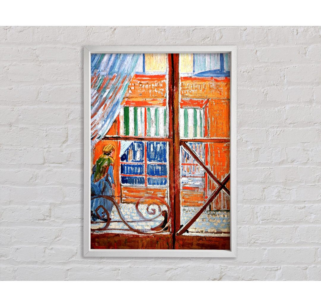 Van Gogh A Pork Butchers Shop Seen From A Window - Einzelne Bilderrahmen Kunstdrucke auf Leinwand