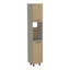 Garde-manger, double porte, six tablettes - pin clair