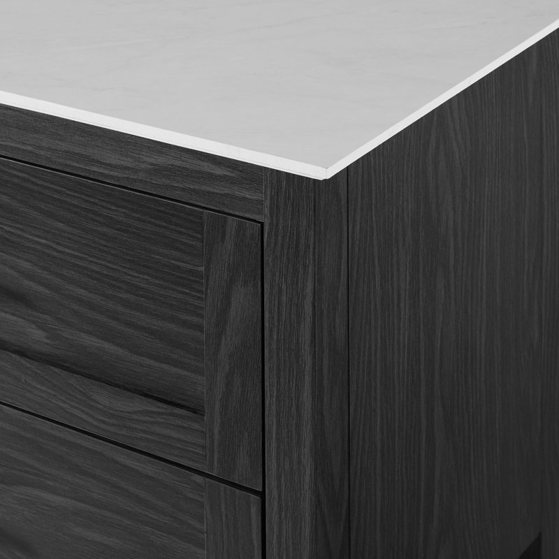 Neomi 54'' Sideboard, Black/White