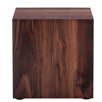 Walnut Wood Grain Coffee Table 16X16x16 Inches - Elevate Your Home's Beauty Inch With Living Experience At Home