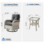 Ensemble de trois chaises pivotantes d'extérieur-1750736270