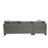 3-pc Sectional In Gray-413438003