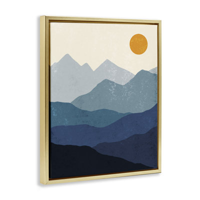 «The Dawn Over Mountains», art mural sur toile flottante par Ahmed Idah Hussein