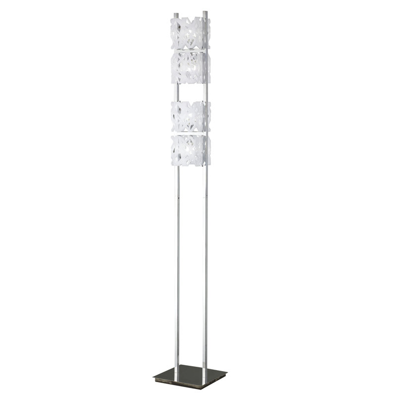 Waloo 162cm Novelty Floor Lamp, White