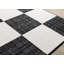 Tapis à damier noir / blanc Wum Collection-279142690-309903956