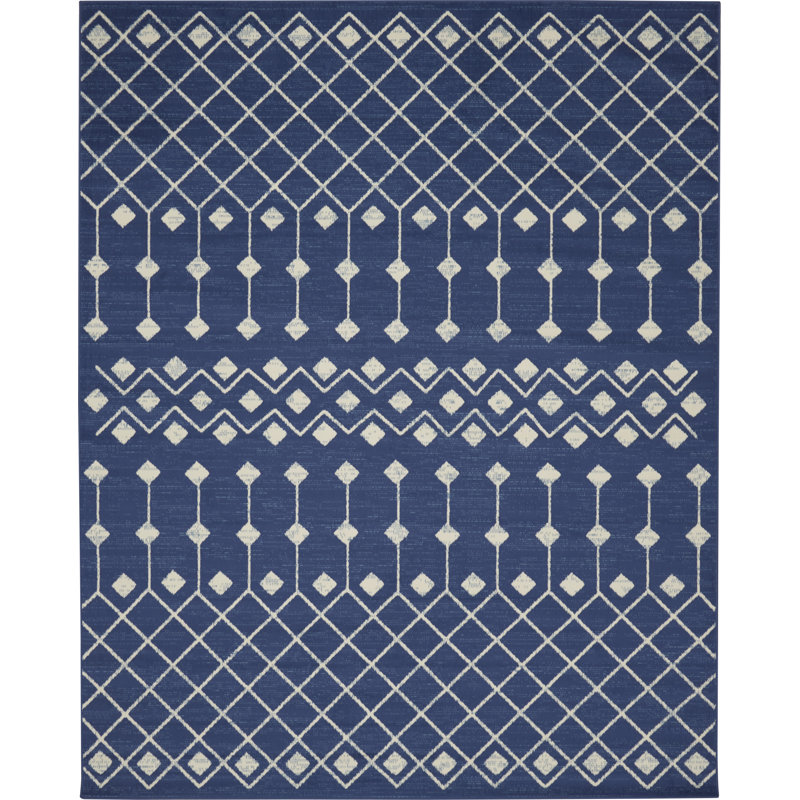 Tapis bohémien Bo Bo, Rectangle 7 pi 10 po x 9 pi 10 po