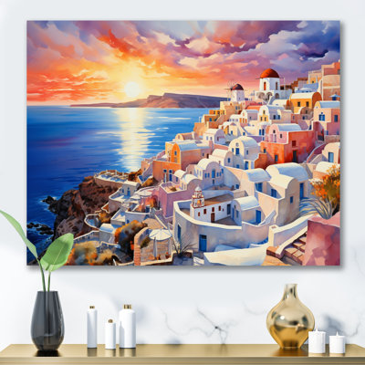 Grèce Oia Splendor I - Grèce, art mural