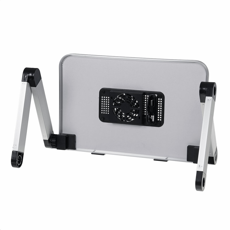 Adjustable Metal Base Standing Desk Converter, Black