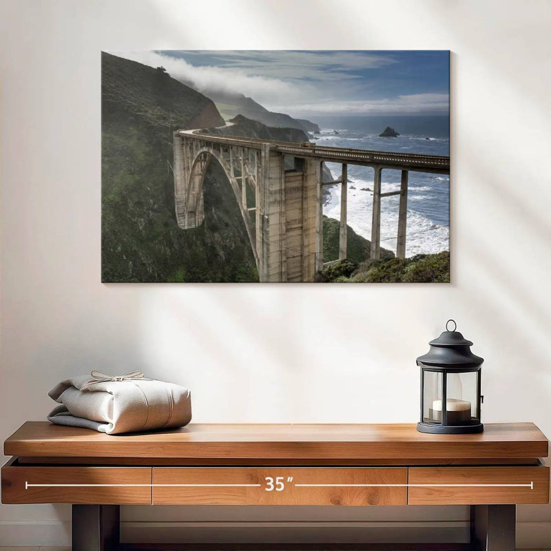 Lilie Stormy Bixby Bridge, 16" H x 24" W