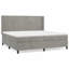 Amuel Velvet Bed with Mattress-143506402