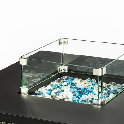 Résistance aux obstacles transparente de 14,25 po x 14,4 po, pare-brise de table pare-feu transparent, cloison de 2,5 lb, 14,09 po x 5,52 po