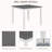 Dining Table Set 5 Pieces