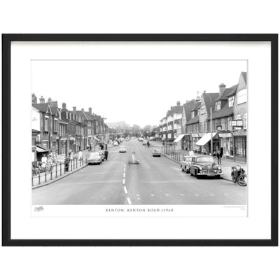 Kenton, Kenton Road C1960 by Francis Frith - Single Picture Frame Print