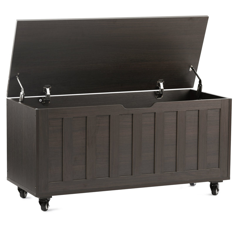  Storage Bench for Bedroom, Living Room, Black