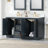 Gazsi 60" Double Bathroom Vanity Set With Grain White Engineered Stone Countertop Without Mirror-2064781190