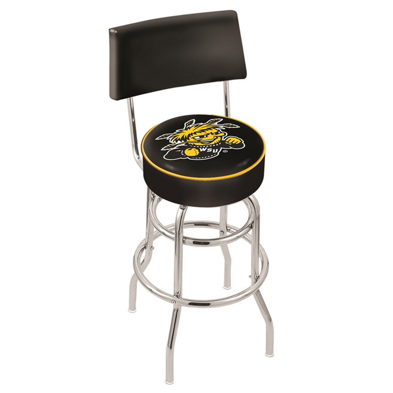 NCAA Swivel 25" Counter Stool, Wichita State University
