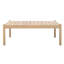Tables de patio durables, utilisation moderne à l'extérieur en bois de teck clair d'acacia