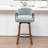 Providence Upholstered Swivel Counter Stool-123200641