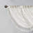 Diamond Sheer Embroidered Waterfall Valance Grey 38X46"-114486886