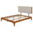 Platform Bed Featuring Headboard