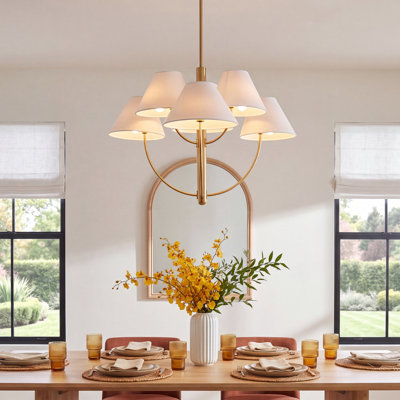 Iron 6-Light Chandelier