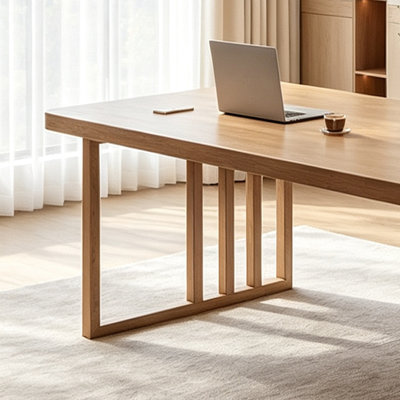 Rectangular study desk
