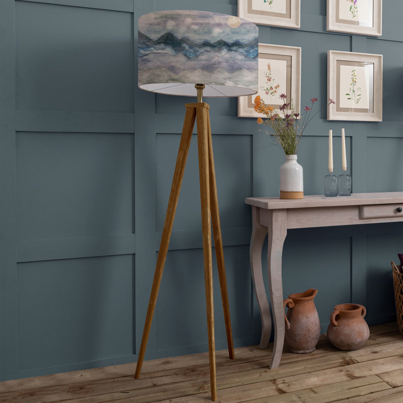 Aratus 158cm Brushed Tripod Floor Lamp