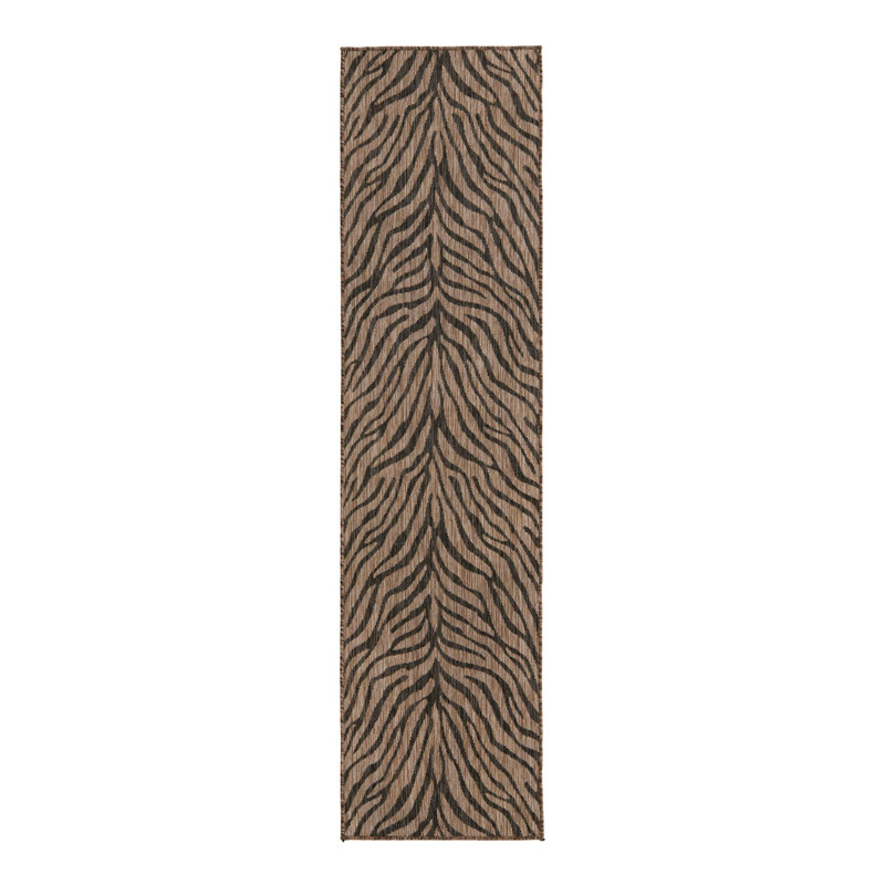 Natural Tsavo Indoor/Outdoor Safari Rug, Runner 2' x 7'10"