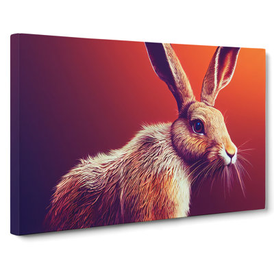 Hare - Wrapped Canvas Print